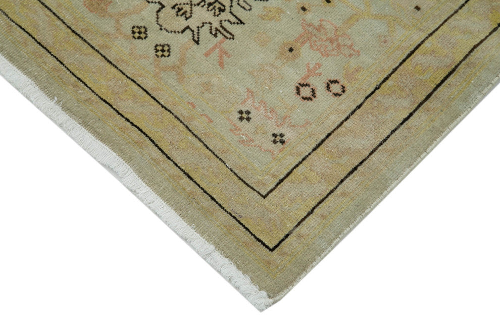 Rug N Carpet - Handmade Oriental 2' 11" x 11' 10" Runner Oushak Area Rug