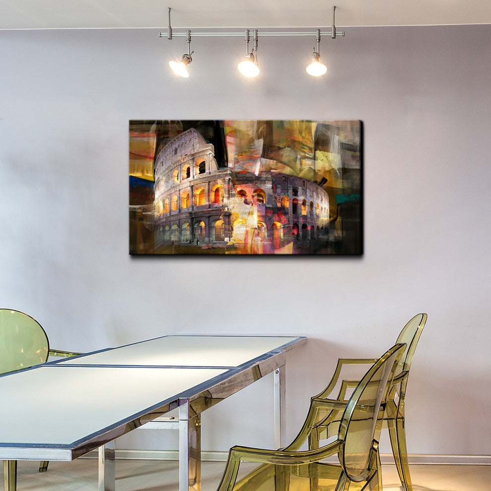 Coliseum di Roma Canvas Wall Art
