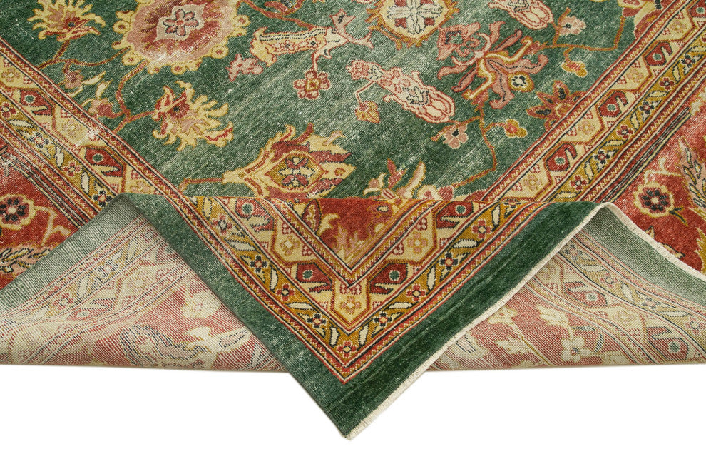 Rug N Carpet - Handwoven Oriental 13' 2" x 17' 9" Large Oushak Area Rug