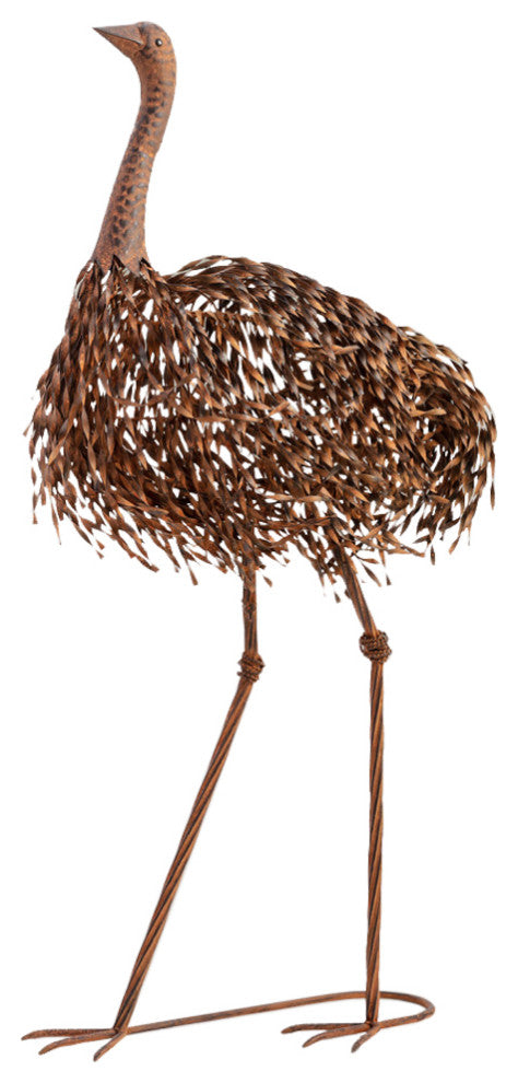 Metal Ostrich Statue