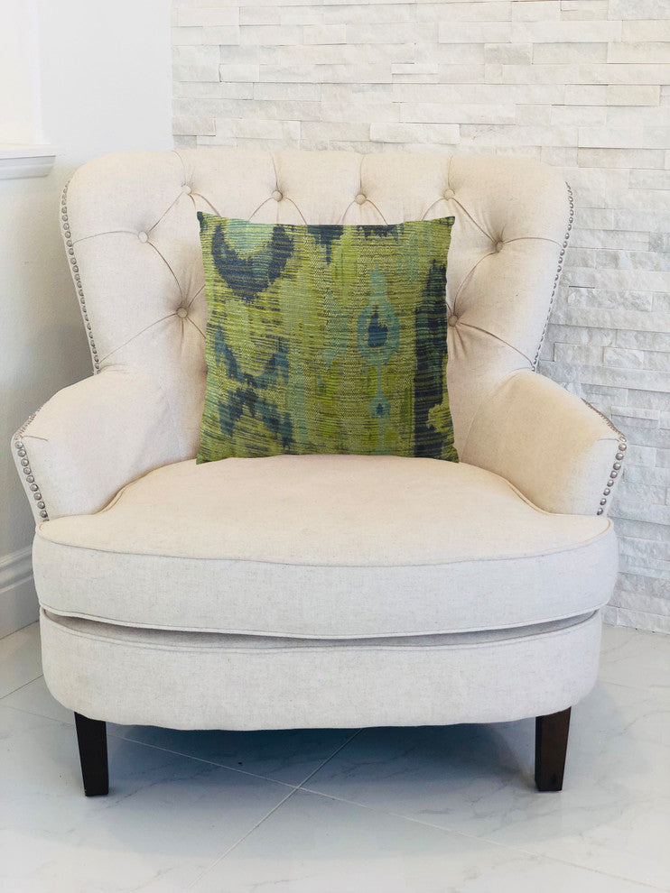 Plutus Bear Canyon Handmade Throw Pillow, (Double sided  18" x 18")