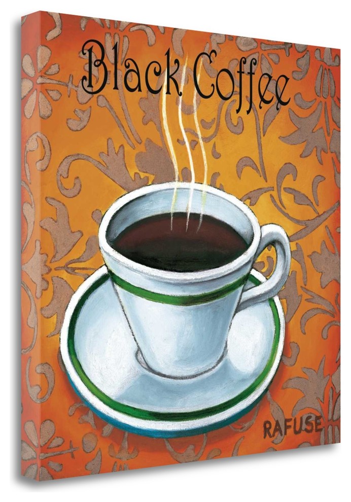"Black Coffee" By Will Rafuse,Ready to Hang Giclee Print on Gallery Wrap Canvas