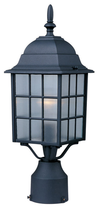 Maxim North Church 1-Light Outdoor Pole/Post Lantern Black - 1052BK