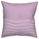 Purple Wavy Lines 18x18 Spun Poly Pillow