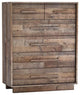 Nevada 6 Drawer Chest - Dark Driftwood