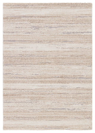 Vibe by Caramon Abstract Tan/ Cream Area Rug 8'X10'