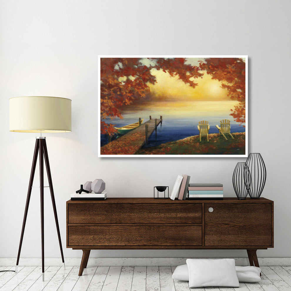 "Autumn Glow Crop v2" Digital Paper Print by Julia Purinton, 62"x42"