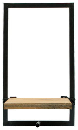 Sagebrook Home Wood/Metal Wall Shelves Organizer, Set of 5