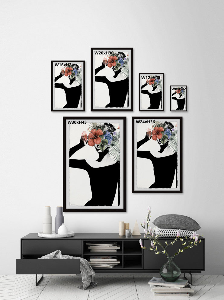 "Flawless" Framed Painting Print, 30x45