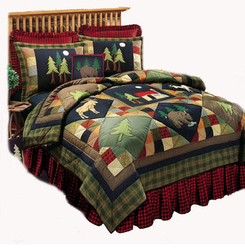 Timberline King Quilt Set by C & F, 4-Piece