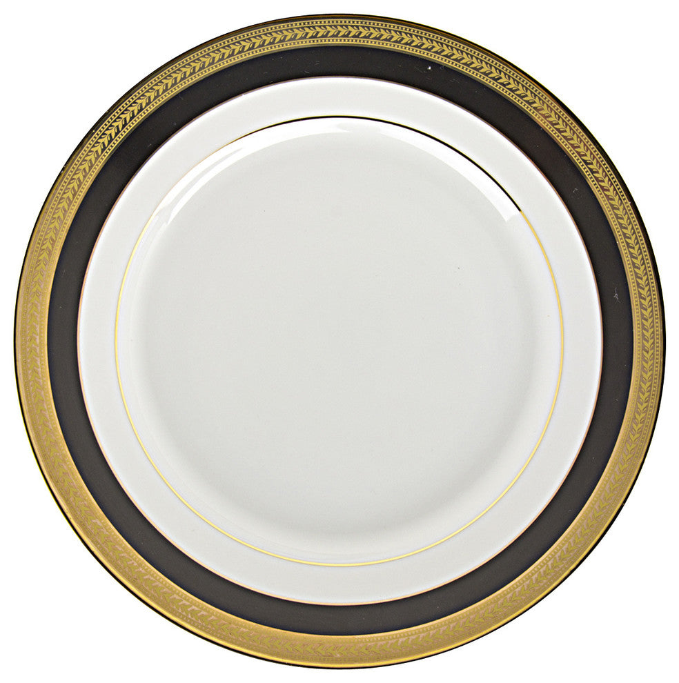 Sahara Black Bread and Butter Plates, Set of 6