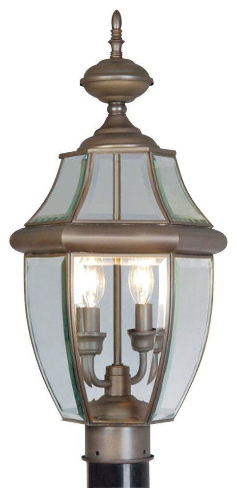 Monterey Outdoor Post Head, Bronze