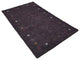 Hand Knotted Loom Silk Mix Area Rug Contemporary Brown