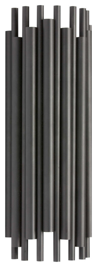 Weslyn Contemporary 2 Light Matte Black Metal Wall
