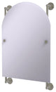 Prestige Skyline Arch Frameless Rail Mounted Mirror, Satin Nickel