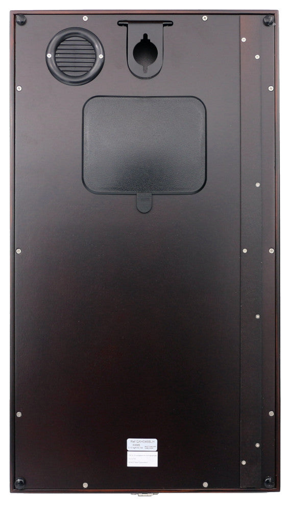 Seiko Clocks, Modern Dark Wooden Wall Clock With Pendulum and Dual Chimes