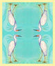 Betsy Drake Snowy Egret Throw Blanket