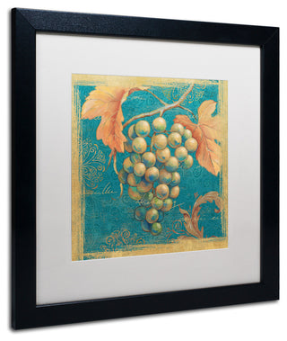'Lovely Fruits IV' Matted Framed Canvas Art by Daphne Brissonnet