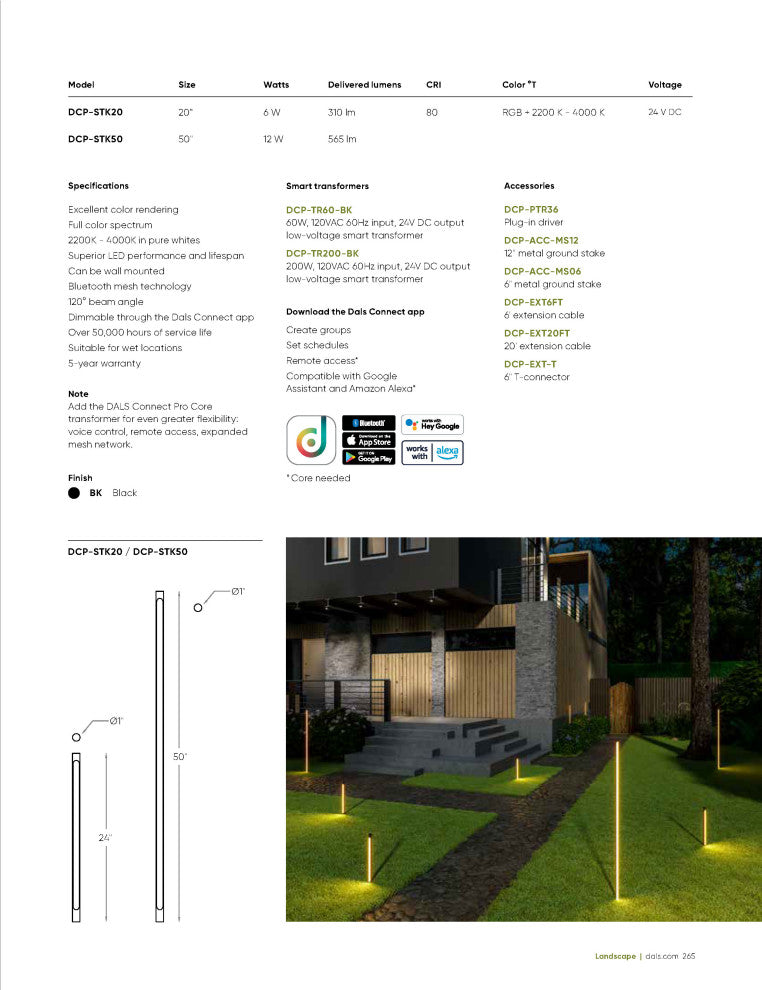 DALS Connect Pro 20" Smart Path Light