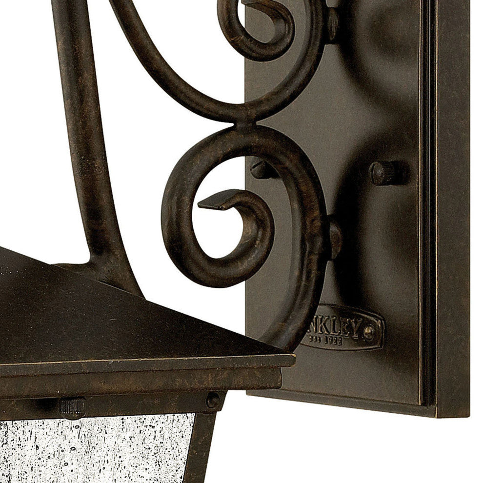Hinkley Trellis Medium Wall Mount Lantern, Regency Bronze
