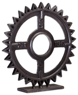 Cyan Design Gear Sculpture #4, Bronze