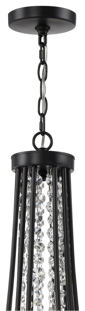 Gabrielle 12 Light Chandelier in Matte Black