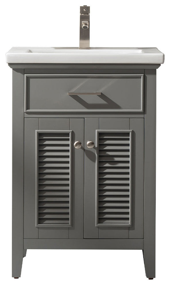 Cameron Transitional Gray 24" Single Sink Vanity