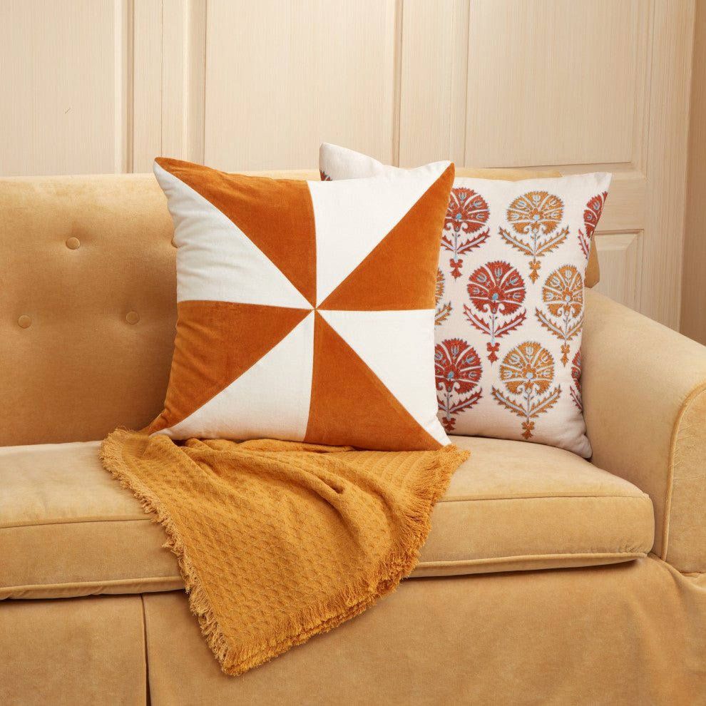 Lotus Pillow, White