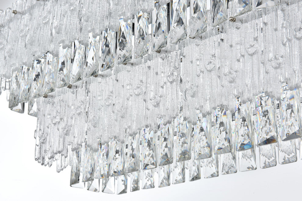 Home Living 37" Chandelier, Chrome