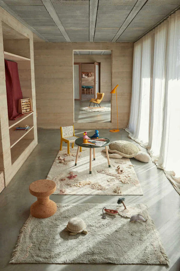 Waves Washable Play Rug