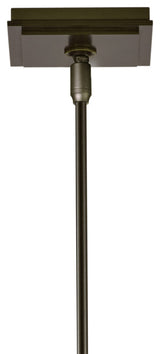 Airis Medium Mini Pendant, Bronze Finish, Seeded Clear Glass