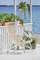 Monet Highback Chair Exterior, Dove White