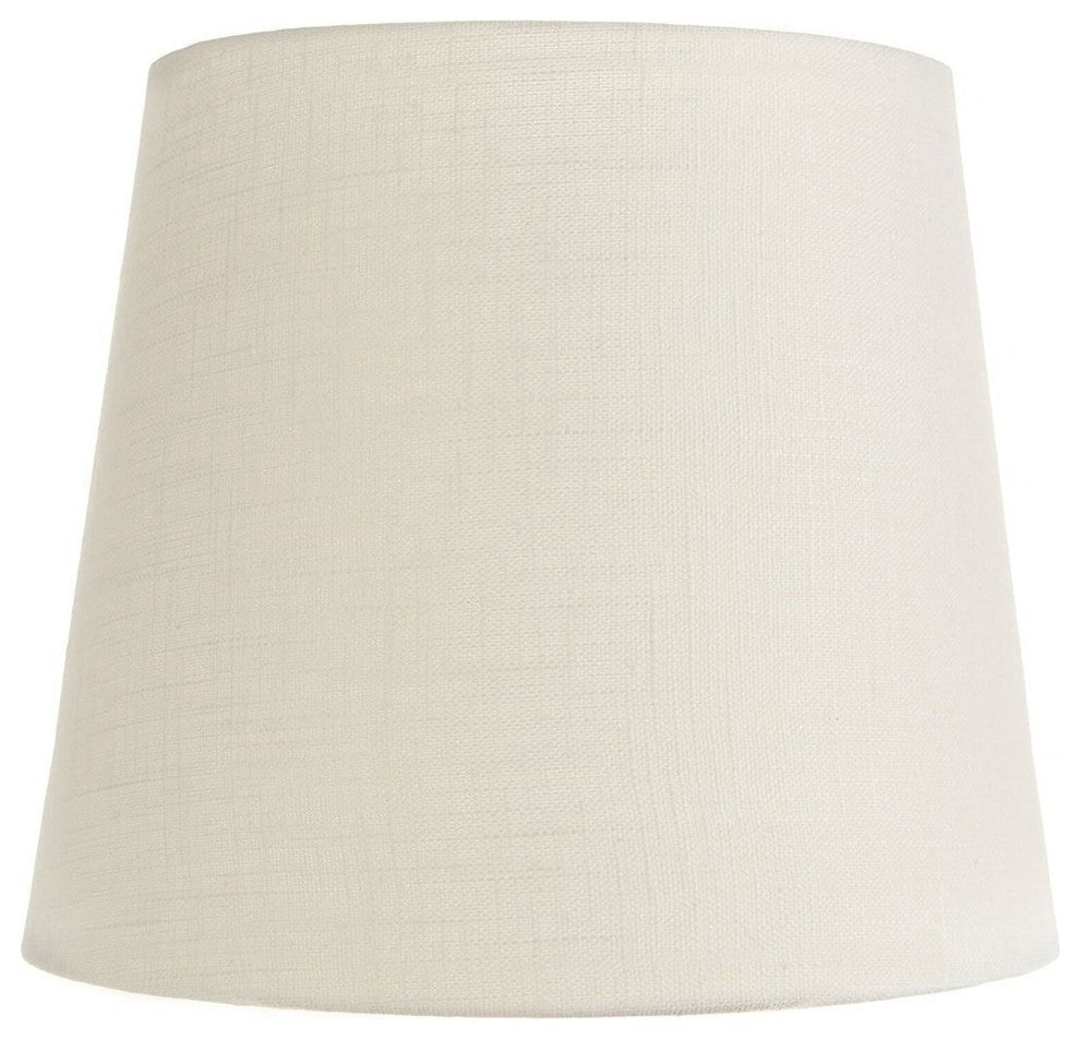 White Silk 4" Retro Drum Clip-on Chandelier Lampshade