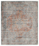 eCarpetGallery Living Room Rug, Blue, 6'7" x 9'10"
