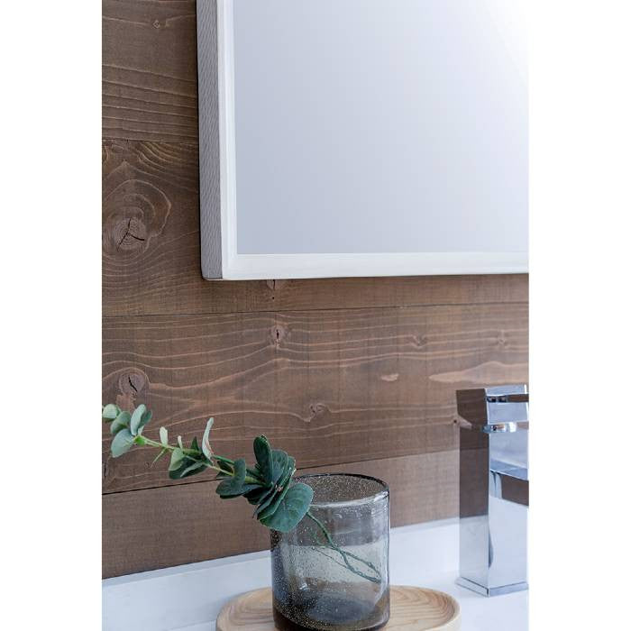 Formosa Modern 54" Rustic White Floor Standing Single Sink Vanity Set, Faucet Ff