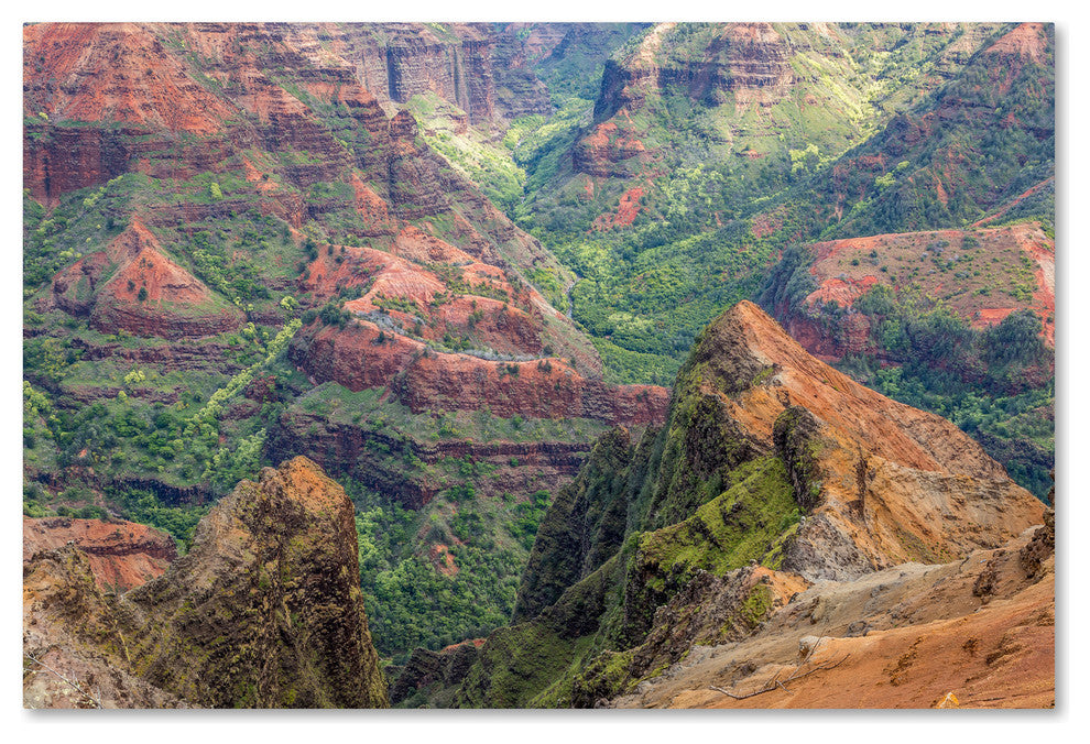 Pierre Leclerc 'Waimea Canyon' Canvas Art, 19x12