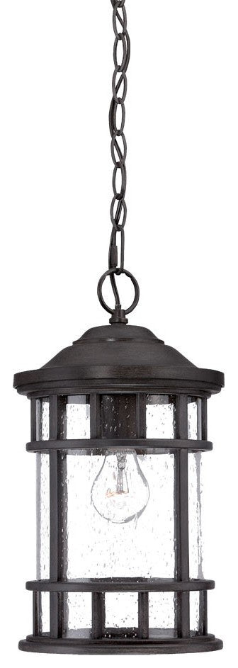 Matte Black Canister Hanging Light