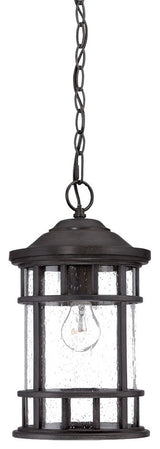 Matte Black Canister Hanging Light