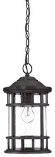 Matte Black Canister Hanging Light