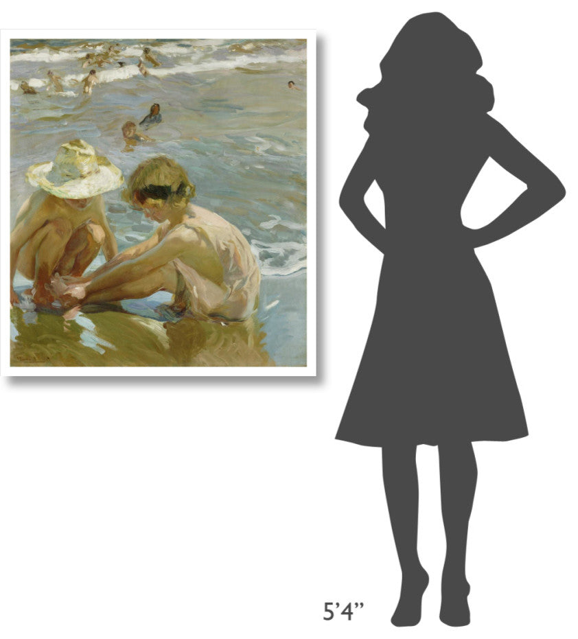 "The Wounded Foot" Digital Paper Print by Joaquin Sorolla y Bastida, 34"x38"