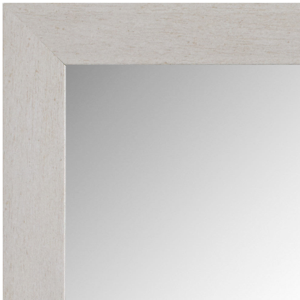 LaRue Framed Wall Mirror, Nickel, 36" X 54"
