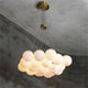 Alabaster Globe Ceiling Pendant Light, 19 Balls, 33"