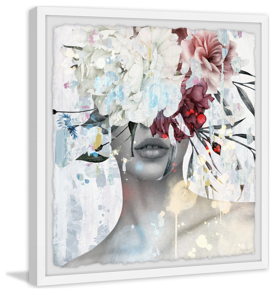 "Pretty and Classy" Framed Painting Print, 12x12