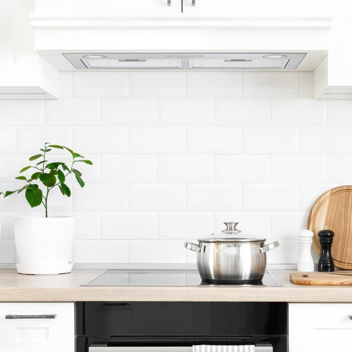 28.5" 440 CFM Ducted Insert Range Hood, Stainless Steel