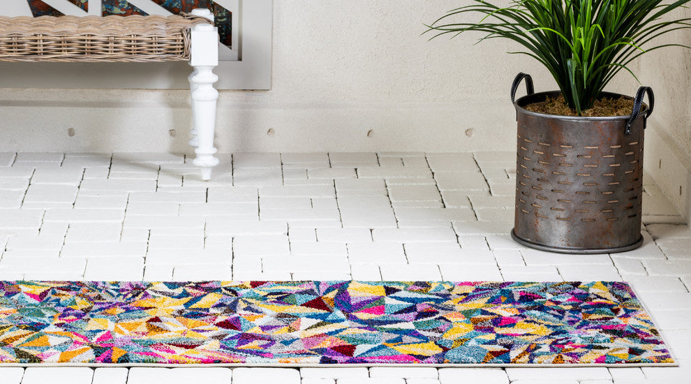 Unique Loom Multicolored Gracia Estrella 2' 2 x 6' 7 Runner Rug