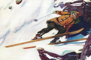 "Avalanche Rider" Painting Print on Wrapped Canvas