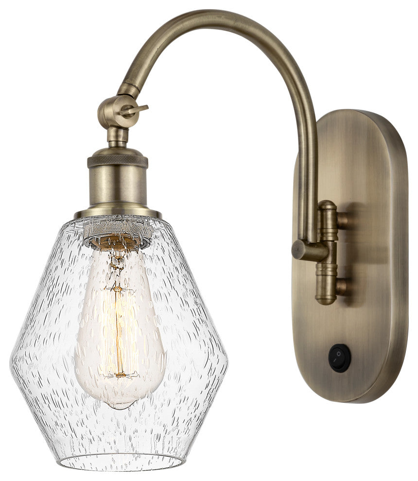 Innovations 518-1W-AB-G654-6 1-Light Sconce, Antique Brass