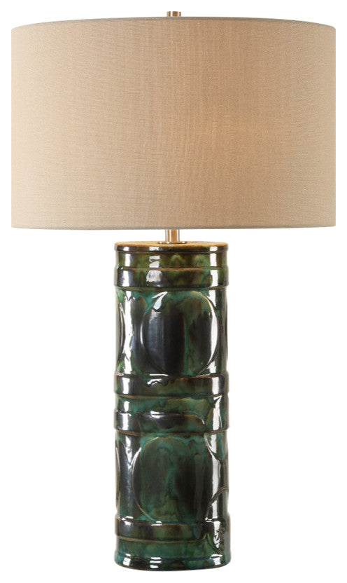 Uttermost Loch Green Glaze Table Lamp