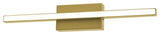 Barlow Vanity, LED 21W, 1800, 120V, Satin Brass