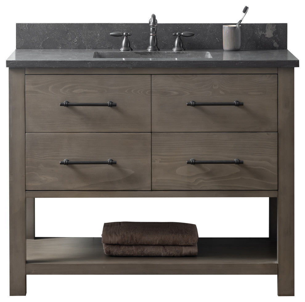 Windwood 42" Bathroom Vanity, Smoke Gray